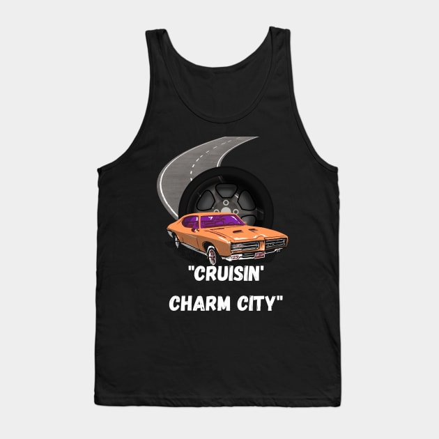 CRUISIN CHARM CITY DESIGN Tank Top by The C.O.B. Store